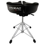 Ahead Spinal G Hydraulic Saddle Drum Throne Black Front View